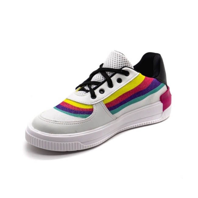 Tênis Casual Pampili Infantil Feminino Branco