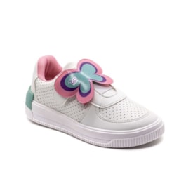 Tênis Casual Pampili Infantil Feminino Branco