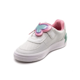 Tênis Casual Pampili Infantil Feminino Branco