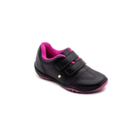Tênis Casual Pampili Infantil Feminino  e Preto