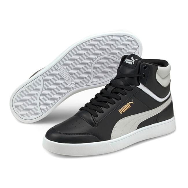 Tênis Casual Puma Shuffle Mid Masculino Preto