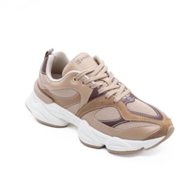 Tênis Casual Ramarim Chunky Feminino Caramelo