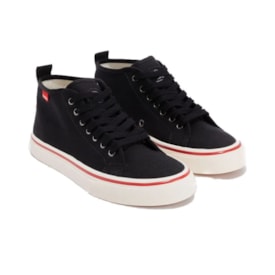 Tênis Casual Redley Originals Cano Alto Unissex Preto