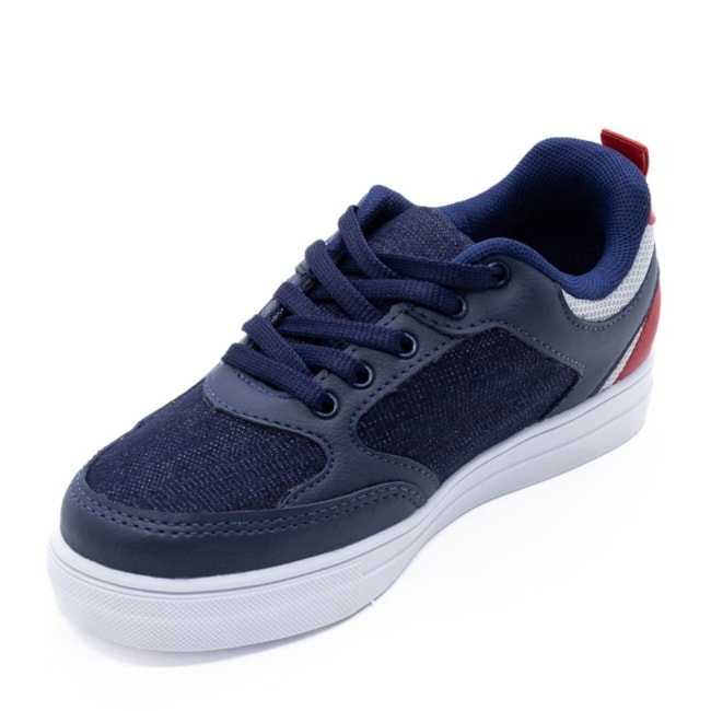 Tenis Casual Slink Kids Infantil Masculino Jeans