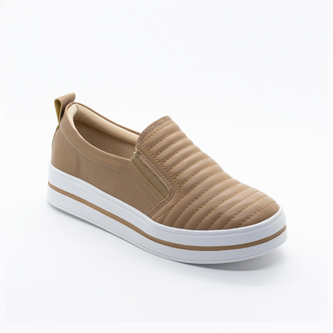 Tênis Casual Slip On Lu Rezende Feminino Antique