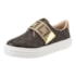 Tênis Casual Slip On Luz Da Lua Feminino Mocca e Amendoa Saara