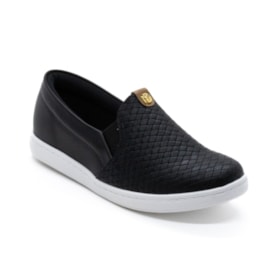 Tenis Casual Slip On Modare Feminino Preto