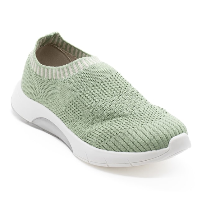 Tênis Casual Slip On Modare Feminino Verde Alecrim