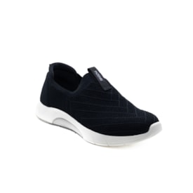 Tenis Casual Slip On Modere Feminino Preto