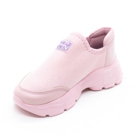 Tenis Casual Slip On Molekinha Infantil Feminino Multi Rosa