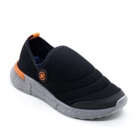 Tenis Casual Slip On Molekinho Infantil Masculino Preto