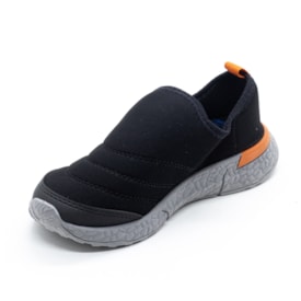 Tenis Casual Slip On Molekinho Infantil Masculino Preto