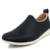 Tenis Casual Slip On Usaflex Elastano Laser Feminino New Blue