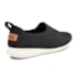 Tenis Casual Slip On Usaflex Elastano Laser Feminino Preto