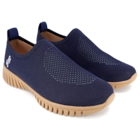 Tenis Casual Slip On Usaflex Feminino New Blue