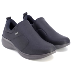Tênis Casual Slip On Usaflex Feminino Preto