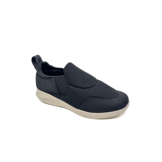 Tênis Casual Slip On Usaflex Feminino Preto