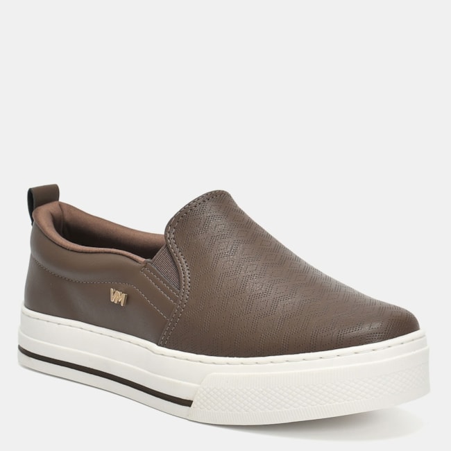 Tênis Casual Slip-On Via Marte Feminino Cinnamon