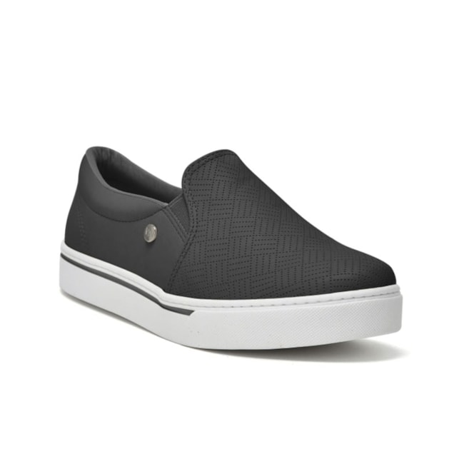 Tênis Casual Slip On Via Marte Feminino Preto