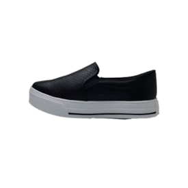 Tênis Casual Slip On Via Marte Feminino Preto