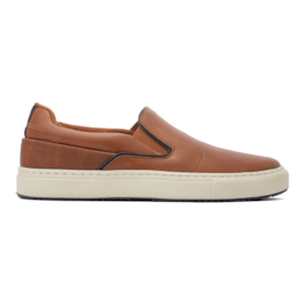 Tênis Casual Slip On Zotto Sound Masculino Caramelo