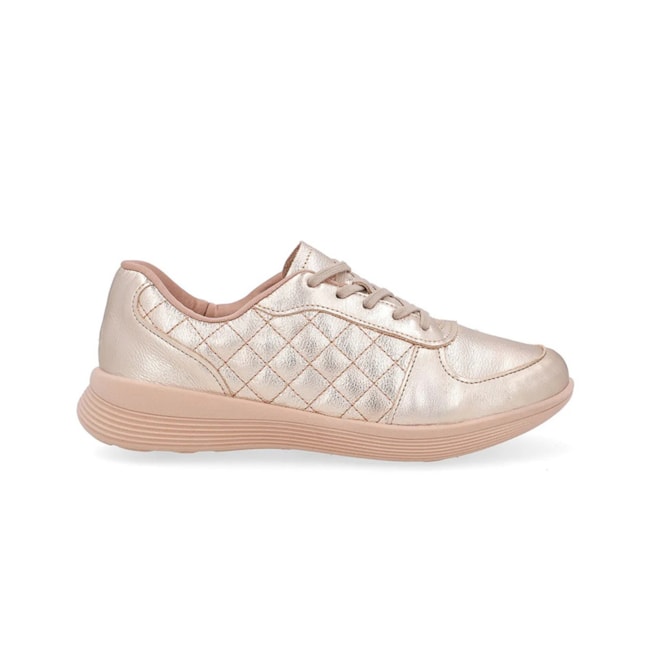 Tênis Casual Usaflex Feminino Ouro Light