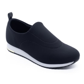 Tenis-Casual-Usaflex-Feminino Preto Branco