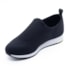 Tenis-Casual-Usaflex-Feminino Preto Branco