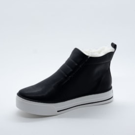 Tênis Casual Via Marte Cano Longo Feminino Preto