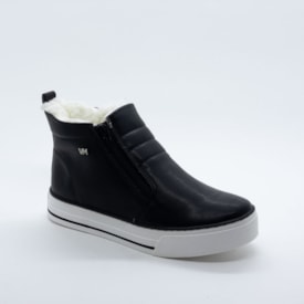Tênis Casual Via Marte Cano Longo Feminino Preto