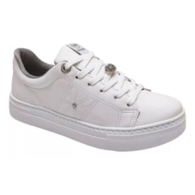 Tênis Casual Via Marte Feminino Branco Tênis Casual Via Marte Feminino Branco