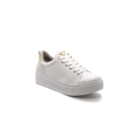 Tênis Casual Via Marte Feminino Branco/dourado