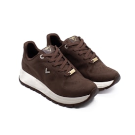 Tênis Casual Via Marte Feminino Dark Brown