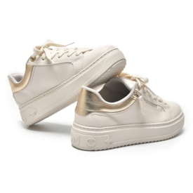 Tênis Casual Via Marte Feminino Marfim