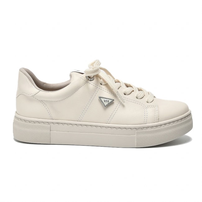 Tenis Casual Via Marte Feminino Marfim