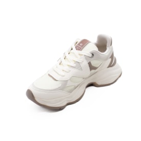 Tênis Casual Via Marte Feminino  Marfim Multi