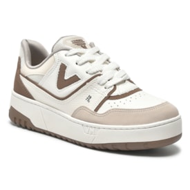 Tênis Casual Via Marte Flat Feminino Bege