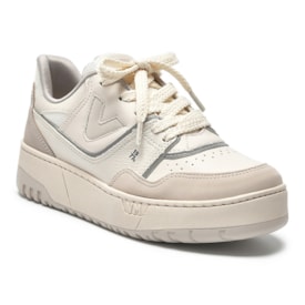 Tênis Casual Via Marte Flat Feminino Bege Tênis Casual Via Marte Flat Feminino Bege