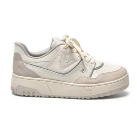 Tênis Casual Via Marte Flat Feminino Bege Tênis Casual Via Marte Flat Feminino Bege