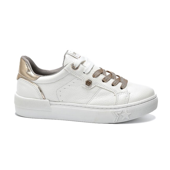 Tênis Casual Via Marte Flat Feminino Branco