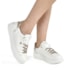 Tênis Casual Via Marte Flat Feminino Branco