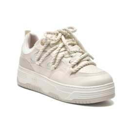 Tênis Casual Via Marte Flat Feminino Marfim
