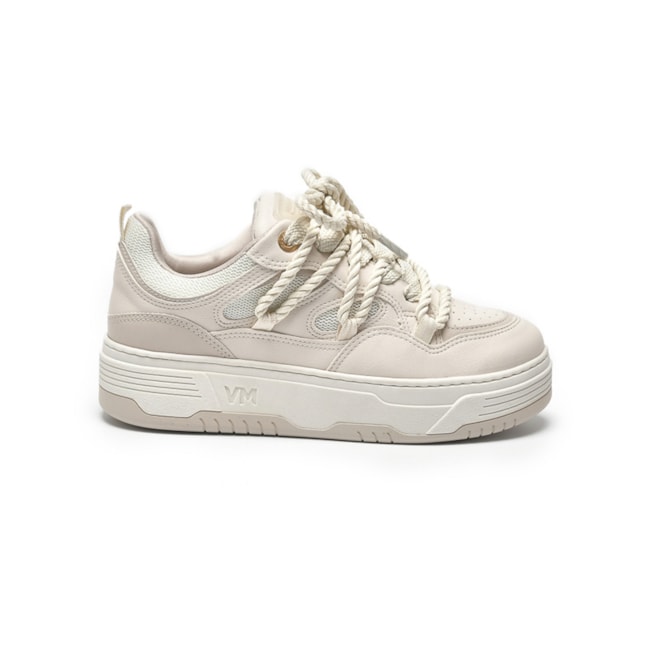 Tênis Casual Via Marte Flat Feminino Marfim