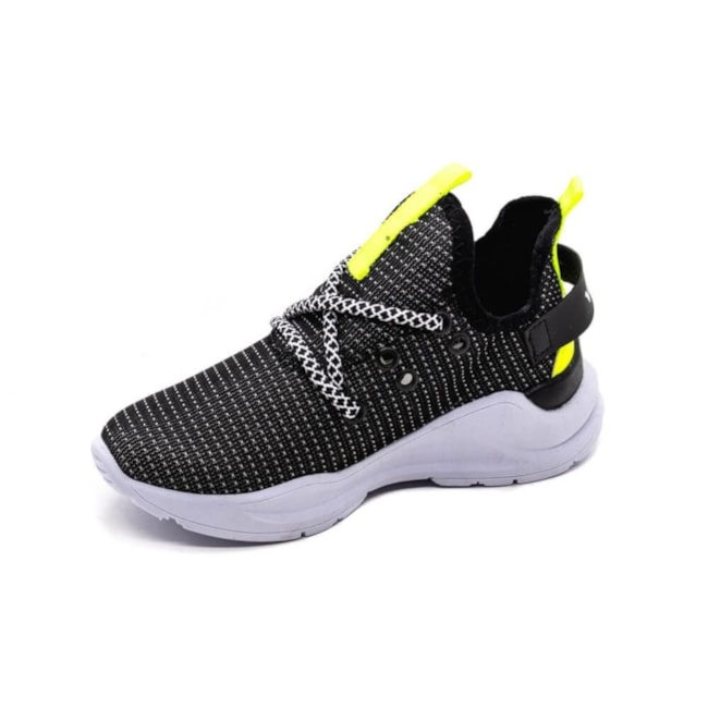 Tenis Casual Via Vip Jogging Infantil Masculino Preto