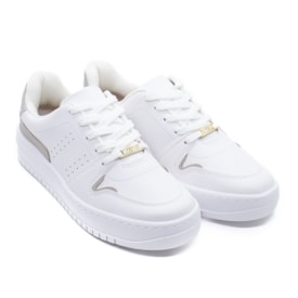 Tênis Casual Vizzano Feminino Branco Tênis Casual Vizzano Feminino Branco