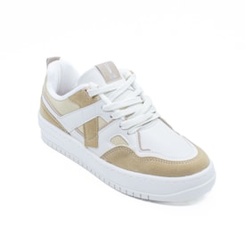 Tênis Casual Vizzano Feminino Branco Off