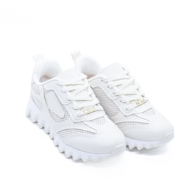 Tênis Casual Vizzano Feminino Branco Off