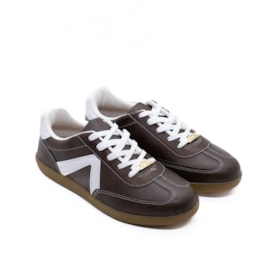 Tênis Casual Vizzano Feminino Chocolate