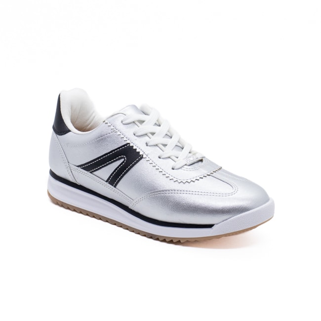 Tenis Casual Vizzano Feminino Prata