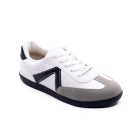 Tênis Casual Vizzano Feminino Preto/Branco